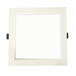 Downlight LED Cuadrado 205x205mm Blanco 25W, Corte 192x192mm. para Techos Lamas